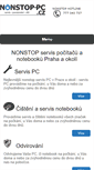 Mobile Screenshot of nonstop-pc.cz